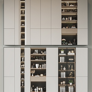 Modern Decorative Cabinet Decorative Cabinet 3d model