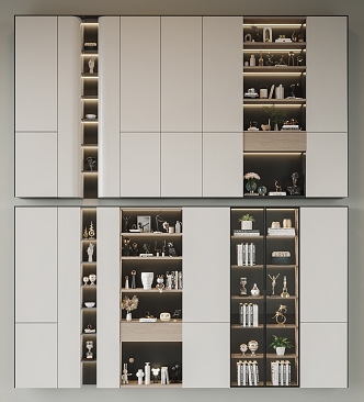 Modern Decorative Cabinet Decorative Cabinet 3d model