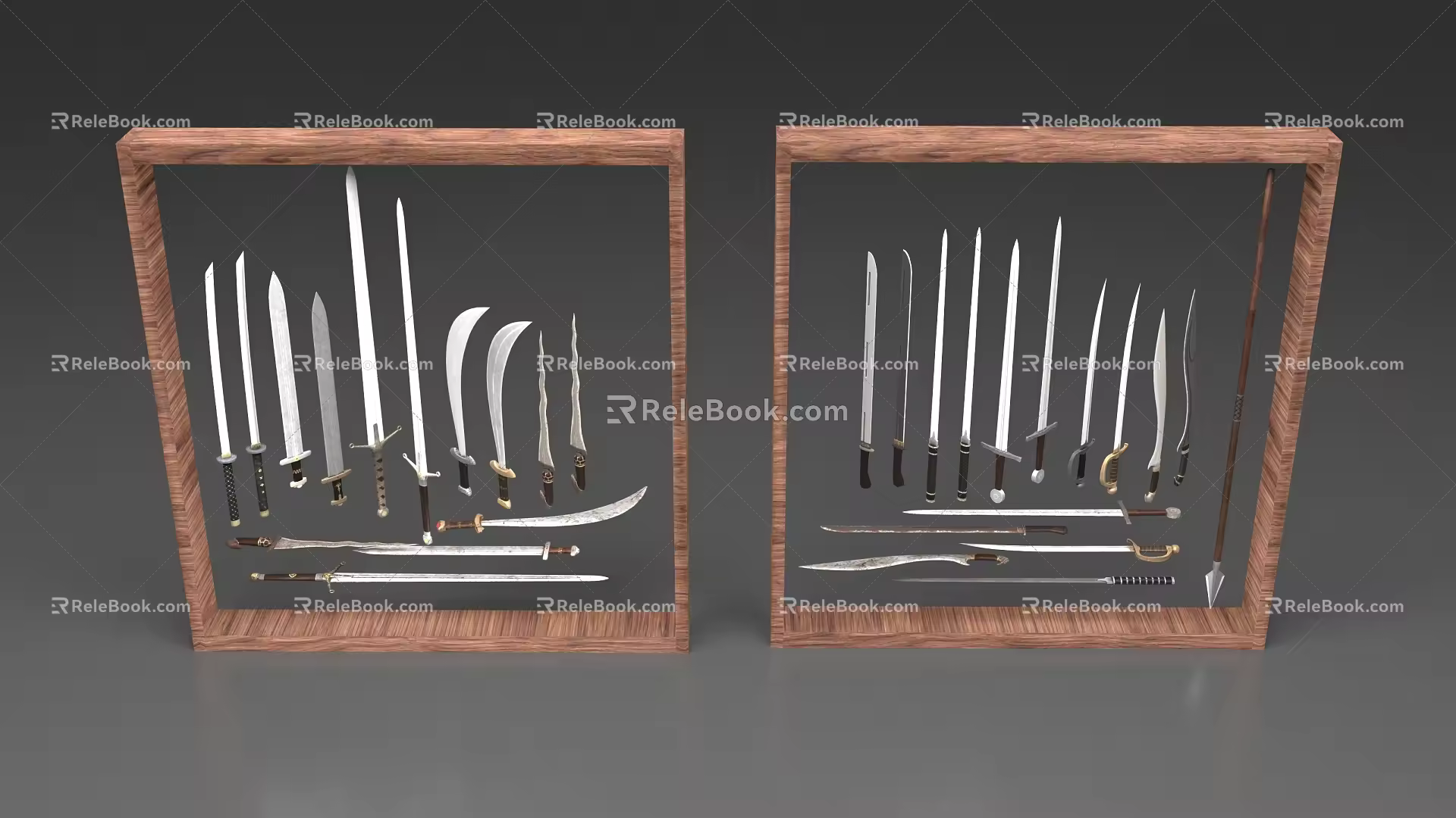 Sword combination 3d model