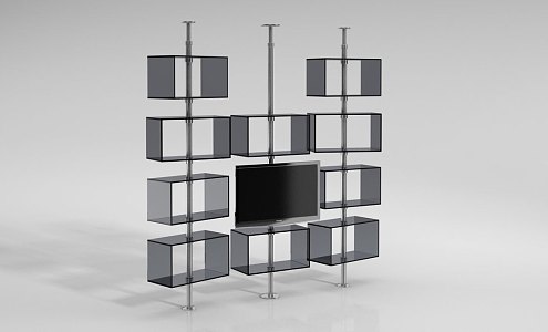 Modern TV Rack TV Shelf 3d model