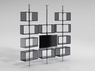 Modern TV Rack TV Shelf 3d model