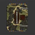 Other Camouflage First Aid Kit Box with Handle Straps and Orange Cap Bottles