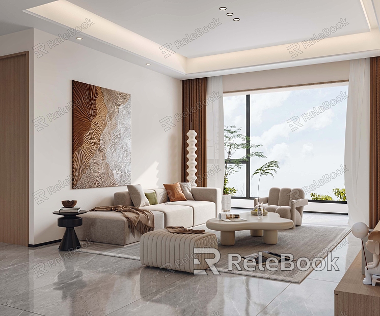 Guest Dining Room Combination Sofa Log Wind Living Room Wine Cabinet Dining Table Cream Wind Log Wind Washing Machine Cabinet F987 model