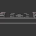 Modern Display Shelves with Multi Tier Design and Spacious Storage for Retail Stores