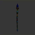 Scepter Ancient Scepter Cane Ancient Scepter Magic Scepter Metal Scepter Classical Scepter Magic Scepter 3d model