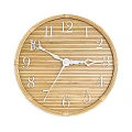 Modern clock rattan wall clock 3d model