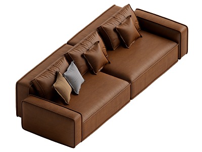 Modern Multiplayer Sofa 3d model