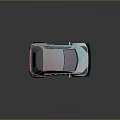 Small Sporty Car With Gradient Color 3D Rendered Exterior Stylish Wheels And Modern Windows