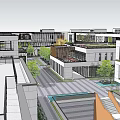 Modern Industrial Factory Complex Featuring Green Roof And Organized Layout With Surrounding Greenery