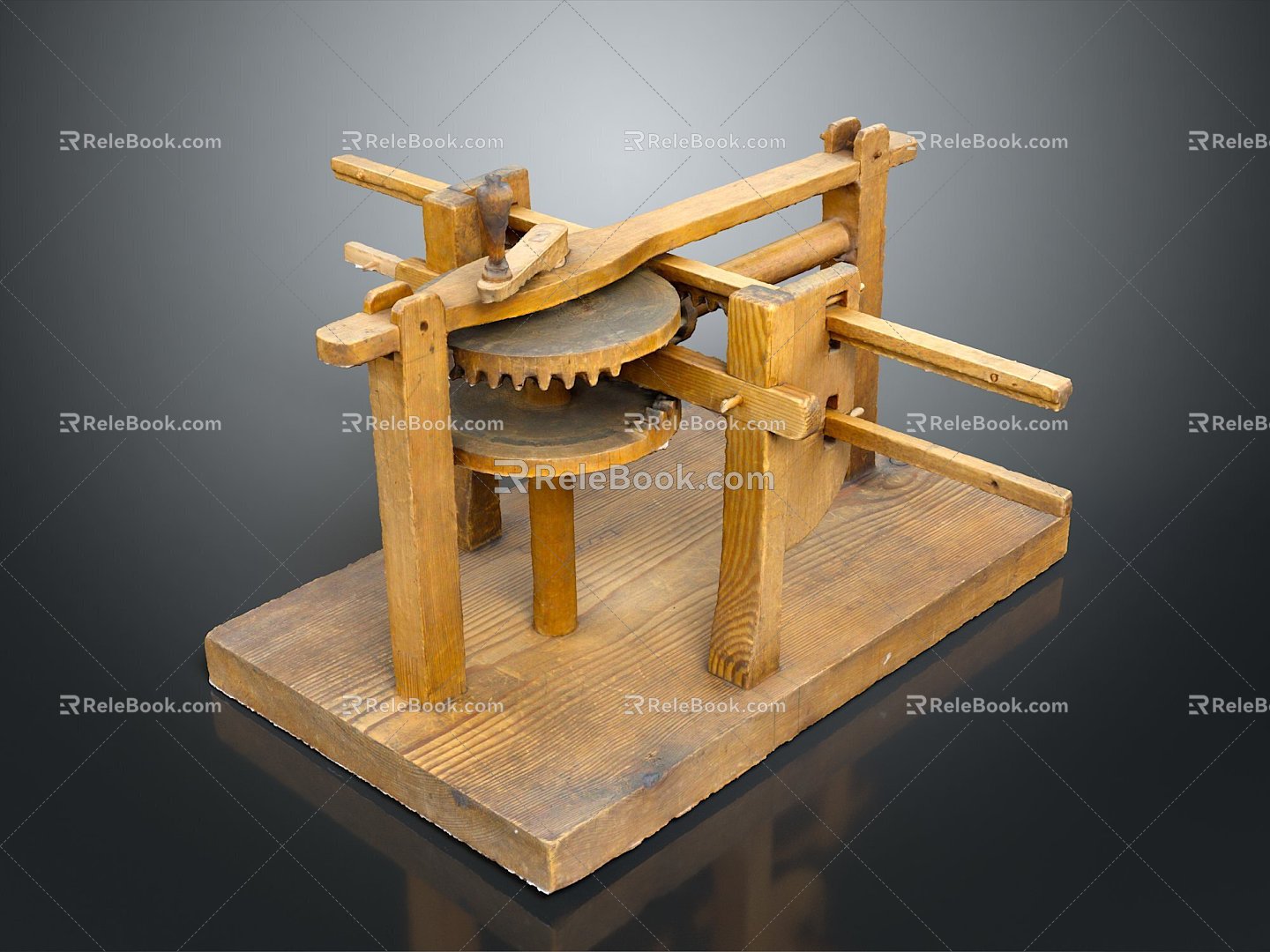 gear large gear small gear cast iron gear internal gear external gear bevel gear 3d model