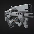 Science Fiction Gun Cyberpunk Gun Laser Gun High-tech Gun Future Gun Game Gun Low Face Number Low Model Simple Model Times Film and Television Level Realism 3d model