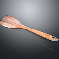 Natural Wooden Spoon Kitchen Utensil With Smooth Handle And Eco Friendly Material For Cooking