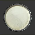 Handcrafted Yellow Household Decorative Drum With White Drumhead Black Ropes And Wooden Base