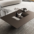 Metal coffee table 3d model