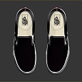 Cloth Shoes Flat Shoes Canvas Shoes Old Cloth Shoes Dad Shoes Casual Running Shoes Beans Loafers 3d model