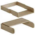 Wooden Kids Bed With Simple Design Natural Material And Safe Frame Structure