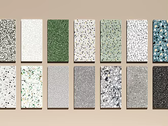 Modern siding terrazzo siding terrazzo tile 3d model