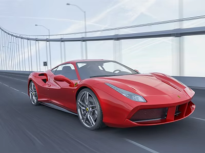 Modern Ferrari 3d model