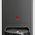 Modern Gray Daily Electrical Appliance With Red Logo For Kitchen Waste Disposal
