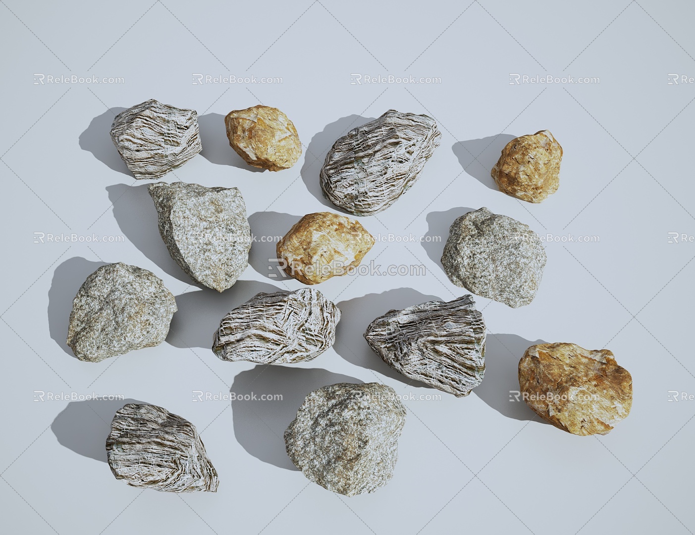 Modern Stone 3d model