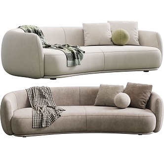 Modern Multiplayer Sofa Combination 3d model