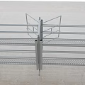 Sturdy Agricultural Equipment With Metal Frame Multi Layer Shelves And Wheels