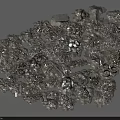 Assorted Silver Metal Parts Collection with Screws Nuts Washers Small Blocks Rings and Debris