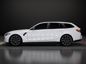 Hyundai car BMW station wagon 3d model