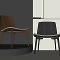 Modern Cassina Solid Wood Leisure Chairs With Soft Padded Seats For Stylish Home Interior Decor