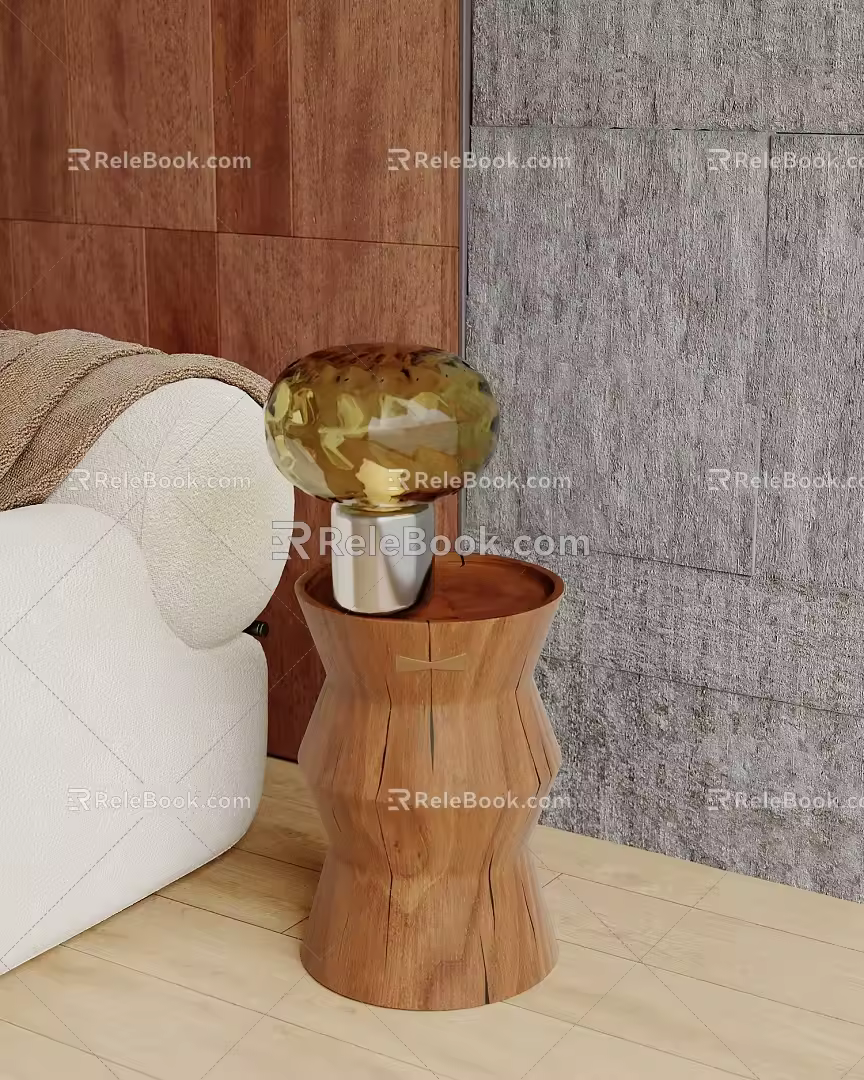 Table lamp table lamp side 3d model