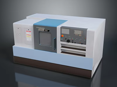 Novatech Industrial Equipment Featuring Control Panel Display Screen Buttons And Indicator Lights 3d model
