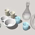 Cup container 3d model