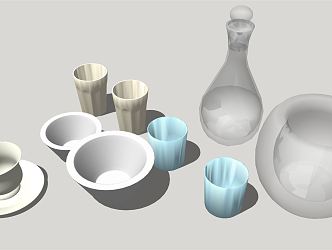 Cup container 3d model