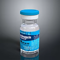 Kanamycin Vial With Blue Cap Transparent Bottle 250 Mg For Household Use