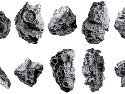 Space Asteroid Meteorite Rock Space Meteorite Rock Asteroid Rock Landscape Stone Space Stone 3d model