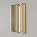 Modern Golden Vertical Strip Wall Lamps Design For Decorative Indoor Lighting
