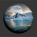 Lake Surface River Realistic Model Cartoon Model PBR Model 3d model