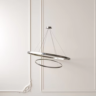 Modern chandelier 3d model