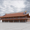 Chinese temple 3d model