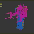 Mech Warrior Mech Soldier Machine Battlearm Mechanical Battlearm Machine Fighter Robot 3d model