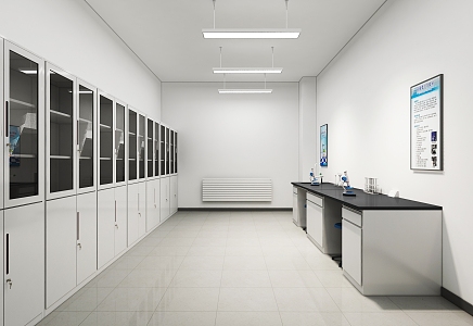 Laboratory experiment classroom physics laboratory chemistry laboratory cabinet 3d model