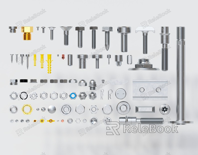 modern screw screw nut model