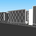 Modern Office Building Exterior With Contemporary Design And Large Glass Windows