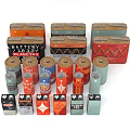 Household Electrical Appliances Featuring Various Colorful Batteries With Different Brands And Sizes