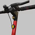 Red And Black Electric Scooter With Modern Design And Sleek Frame Features
