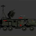 Military Radar Equipment Mounted on Mobile Vehicle with Surveillance Antenna System