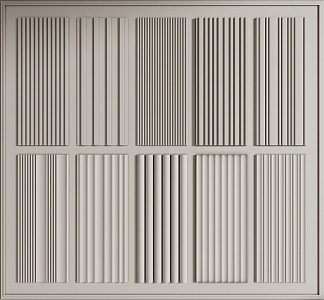 modern wainscoting plaster wallboard 3d model