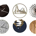 Modern Clock 3d model