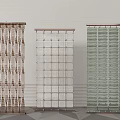 Stylish Room Dividers Featuring Woven Textures And Grid Designs For Modern Home Decor