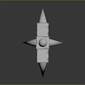 Traditional Metal Sword With Sharp Blade And Decorative Hilt Design
